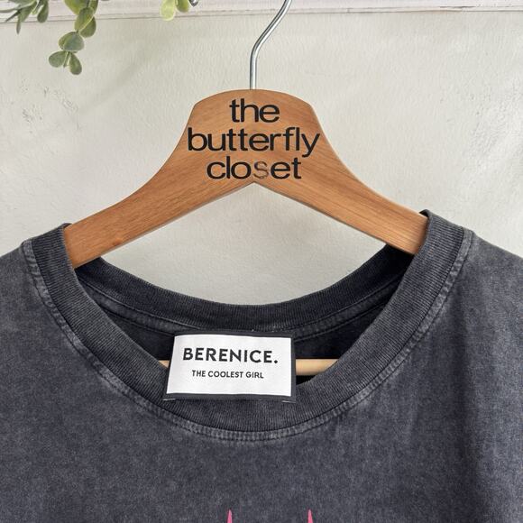 BERENICE Eflam Beach Logolu Fire Graphic T Shirt TS - Picture 2 of 4